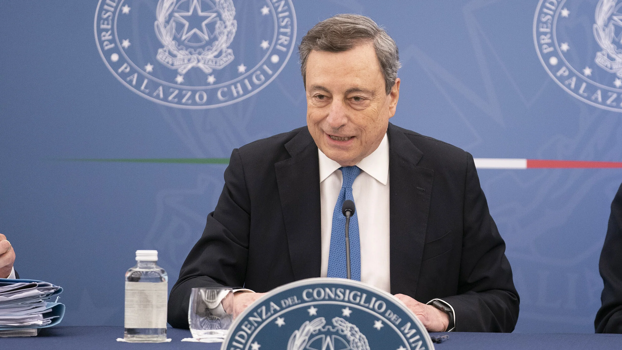 Il presidente del Consiglio Mario Draghi