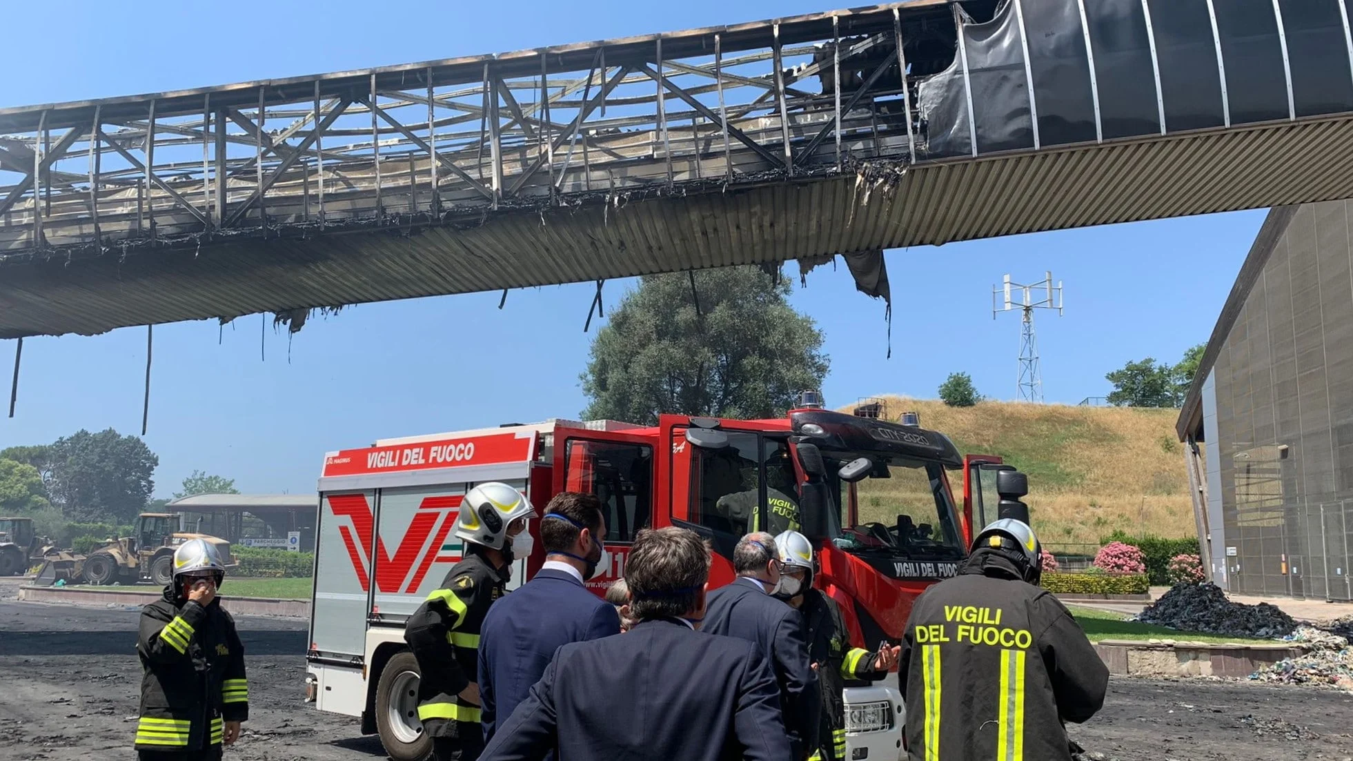 incendio malagrotta