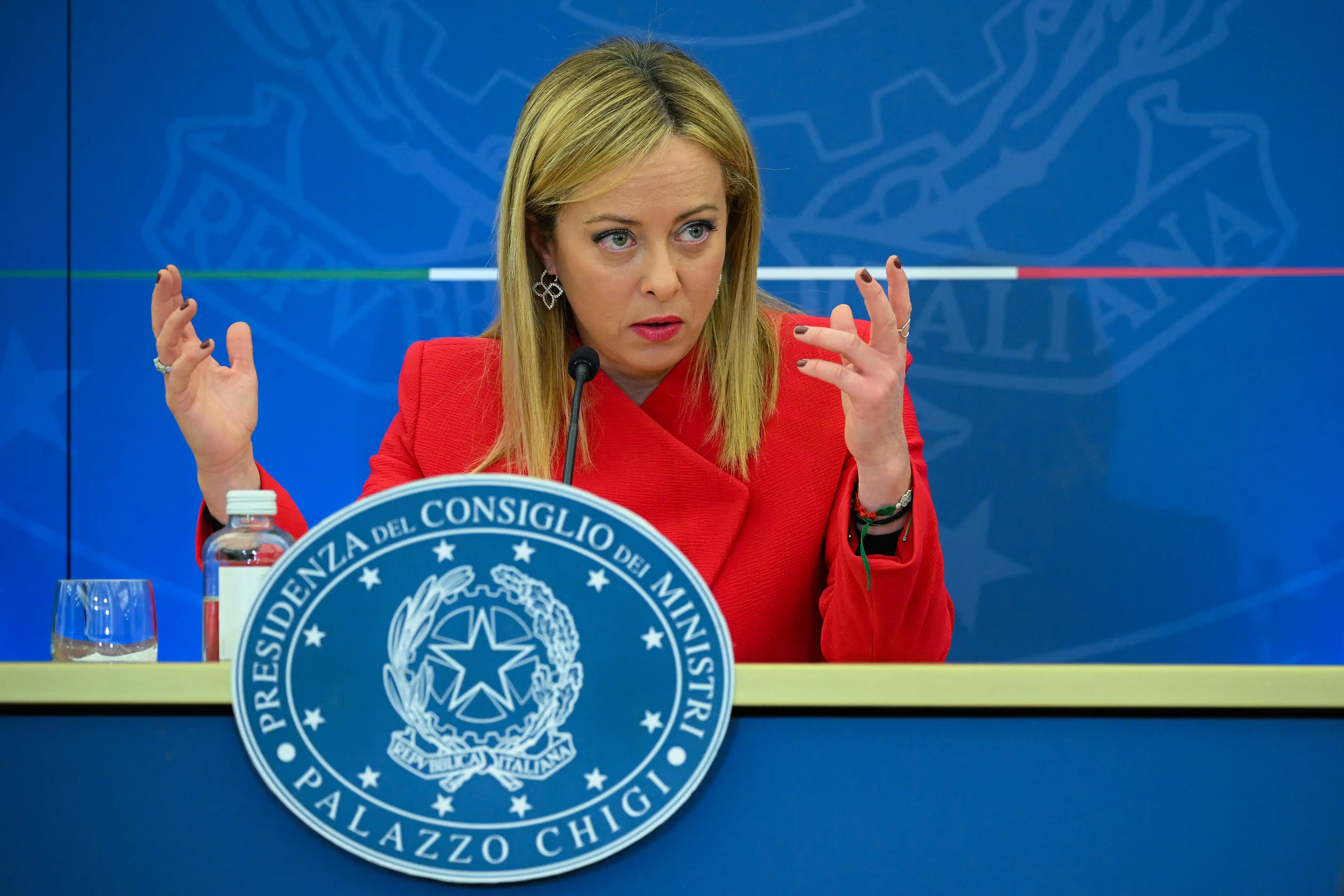 Giorgia Meloni/Afp