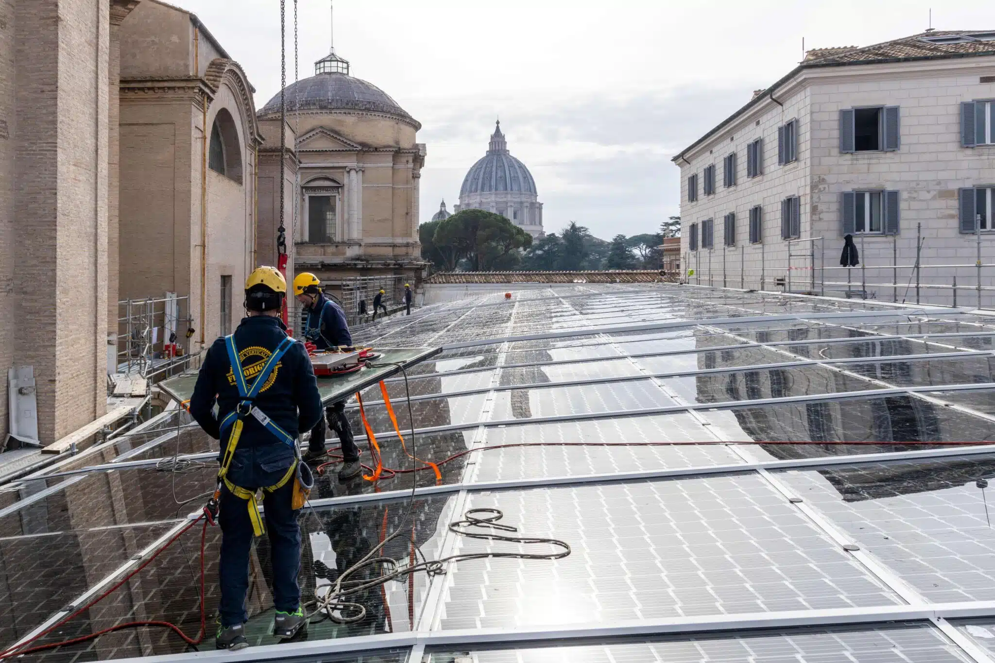 Musei Vaticani sempre più green: inaugurata la copertura vetrata fotovoltaica