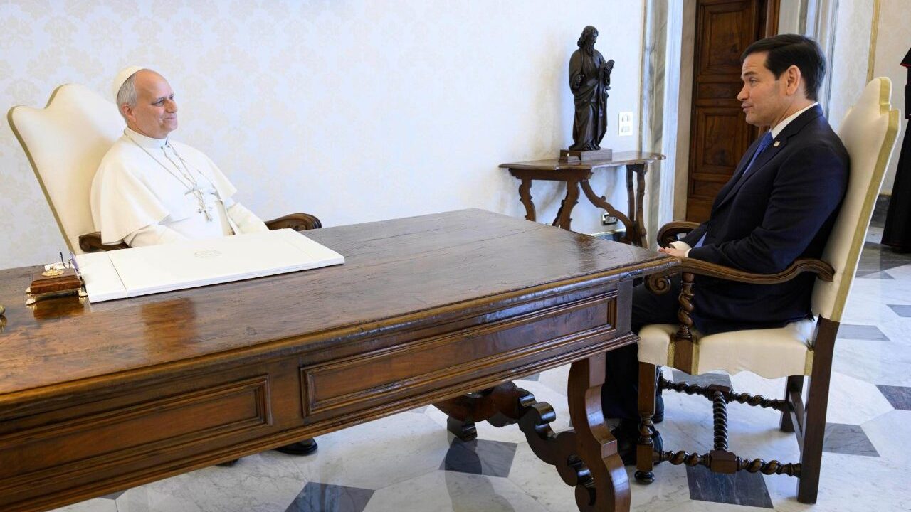 Rubio in Vaticano dal Papa: "Relazioni solide, impegno per pace ...
